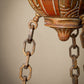 A Substantial Neoclassical Revival Patinated and Gilt Bronze Hanging Brazier