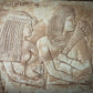 Egyptian Revival Plaster Relief of Ramose and Merit-Ptah