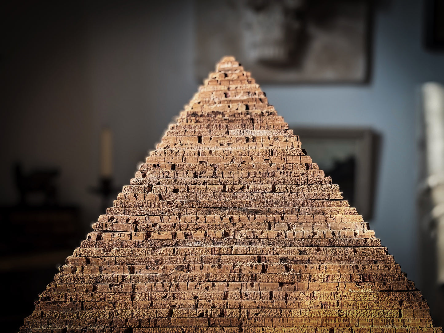 A Cork Model of the Great Pyramid of Giza