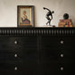 19th-century Aesthetic Movement ebonised bank of sixteen drawers
