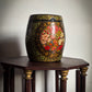 A Kashmiri Hand-Painted Papier-Mâché Jar, c.1900