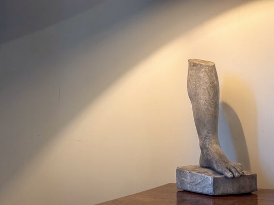 Grand Tour Italian Marble Fragment of a Lower leg and foot