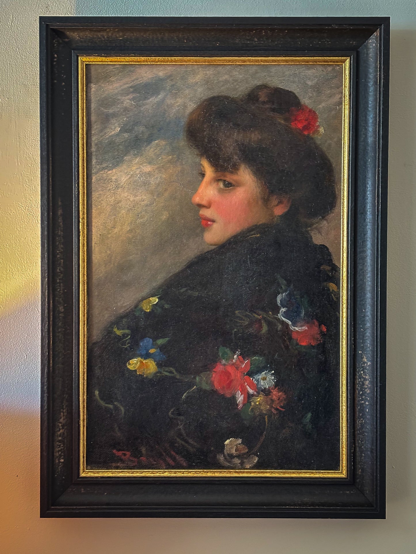 Joan Brull i Vinyoles (1863–1912)- Portrait of a Young Spanish Woman