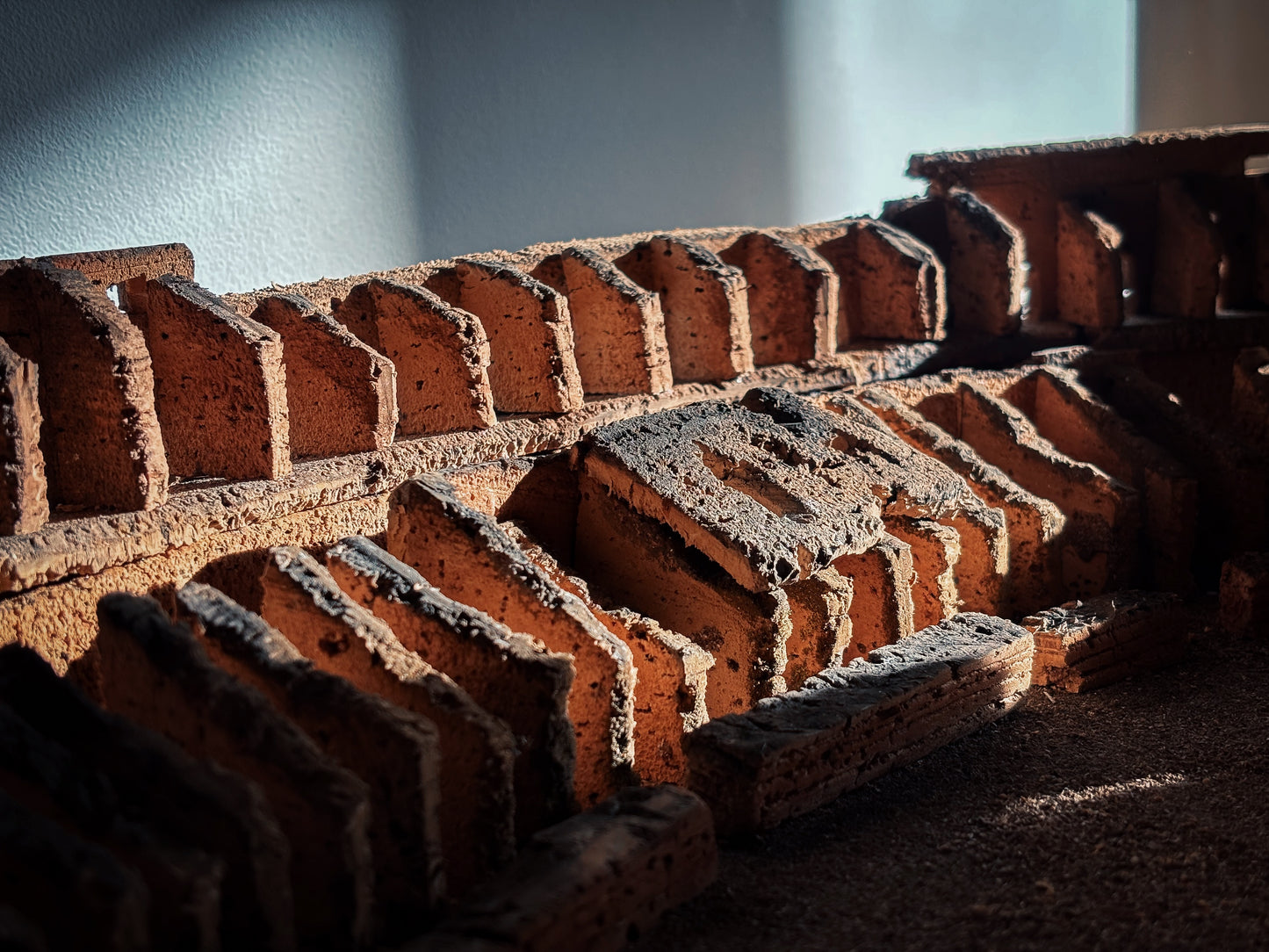 Cork Model of The Colosseum, Rome.
