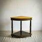 A 19th century English corner tier table