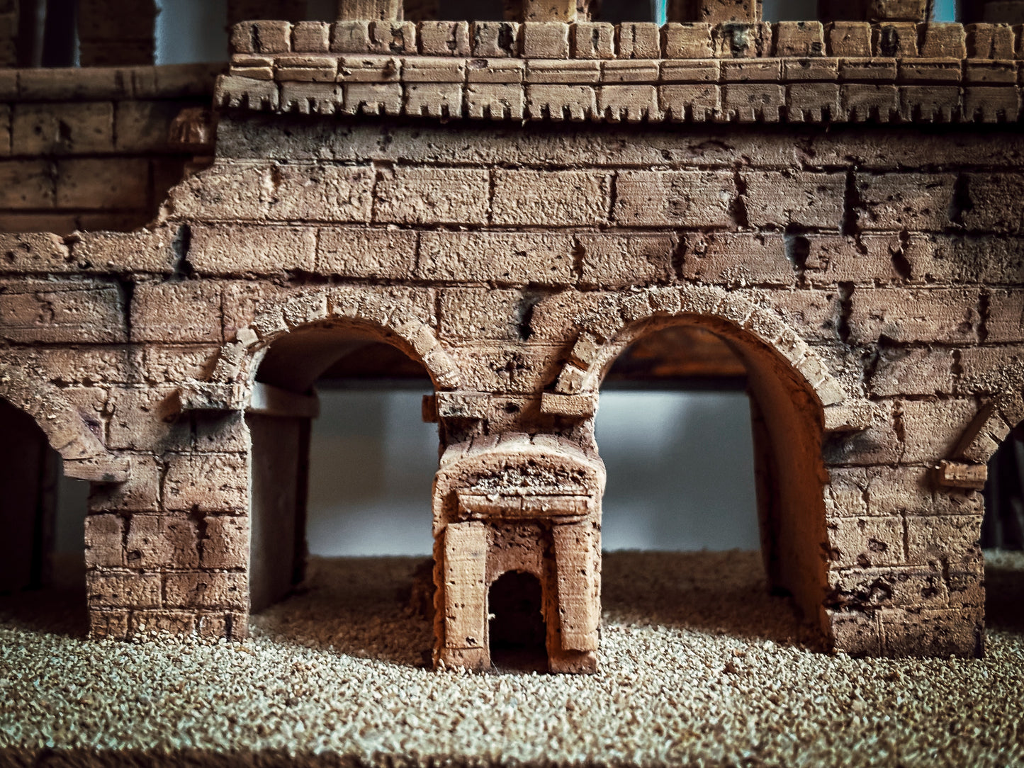 A Cork Model of the Porte Saint-André, Autun