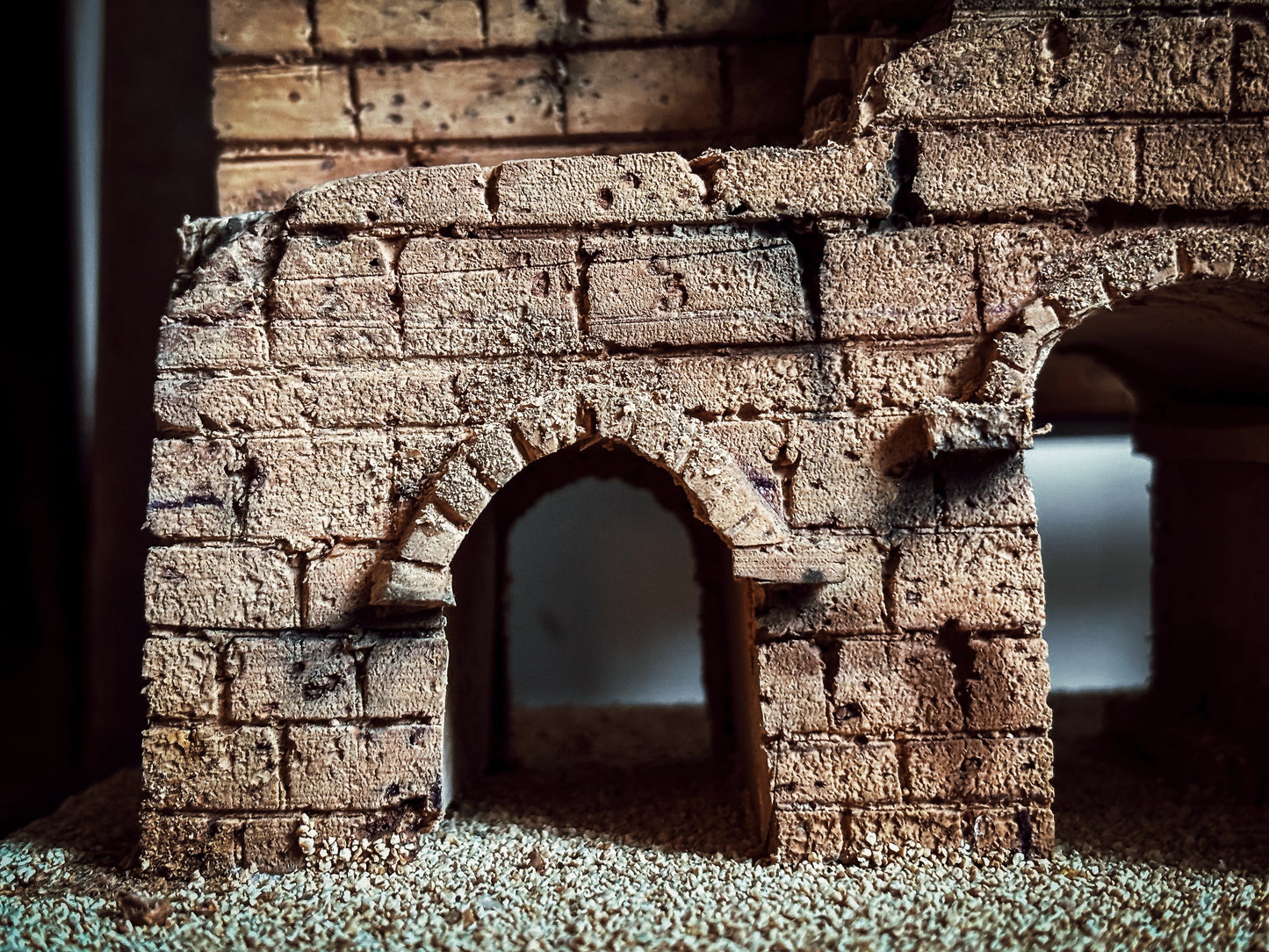 A Cork Model of the Porte Saint-André, Autun