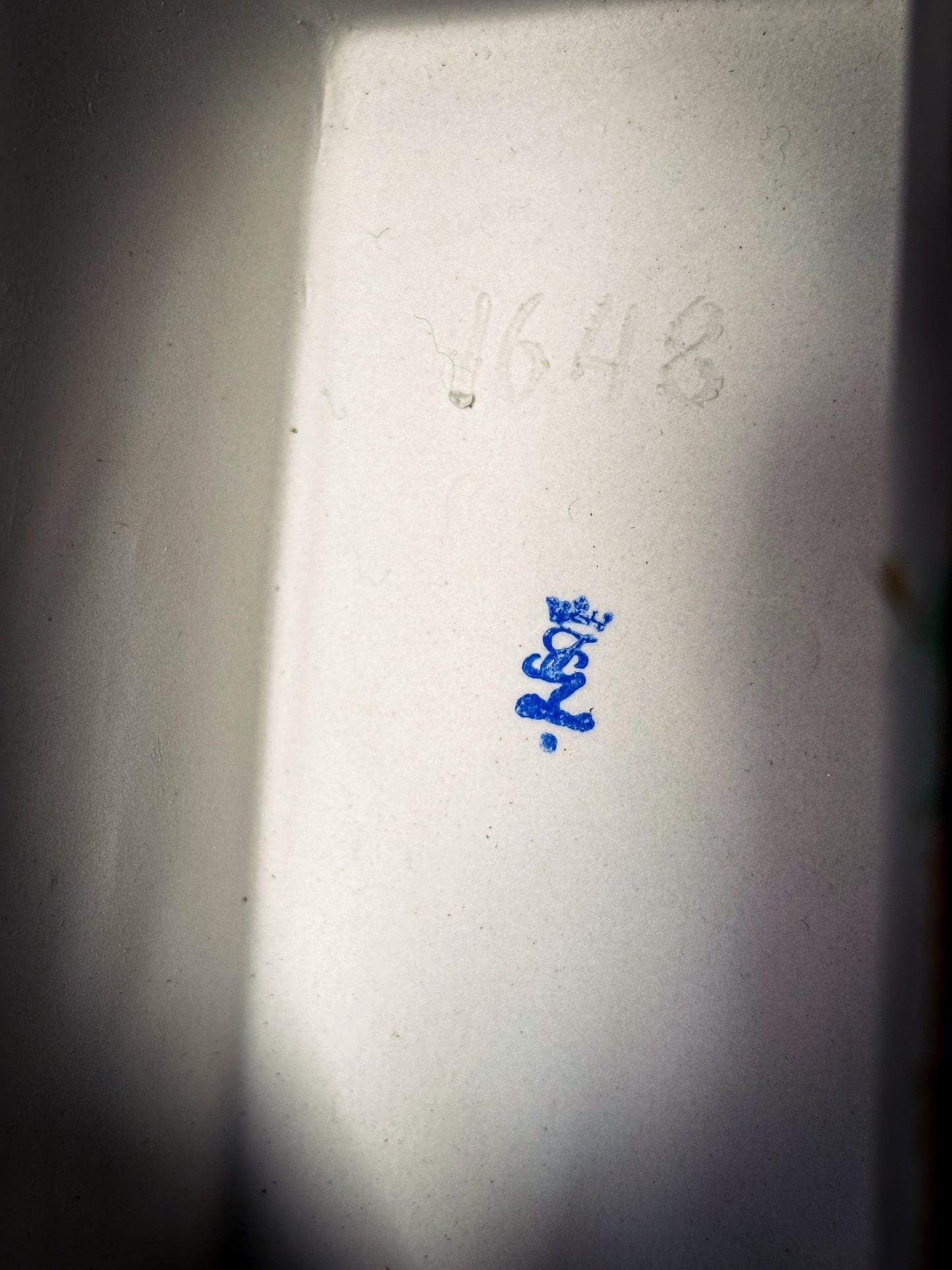 Pair of Continental biscuit porcelain ‘rhyton’ vases, probably German 19th century