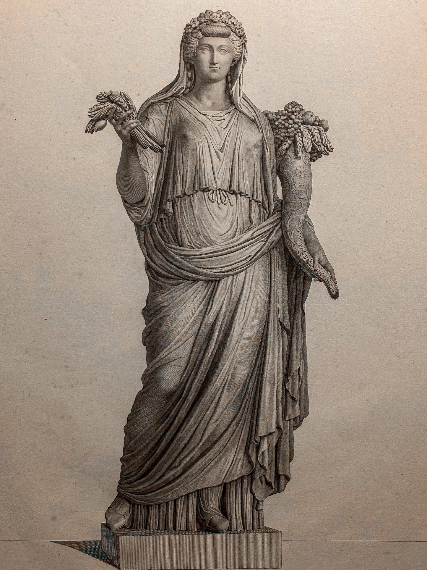 Livia as Ceres, after the Antique