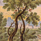 A Pair of 18th Century Castelli Maiolica Capriccio Landscapes