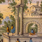 A Pair of 18th Century Castelli Maiolica Capriccio Landscapes
