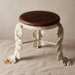 A Victorian Cast-Iron Acanthus-Leaf Tripod Table or Stool c1860