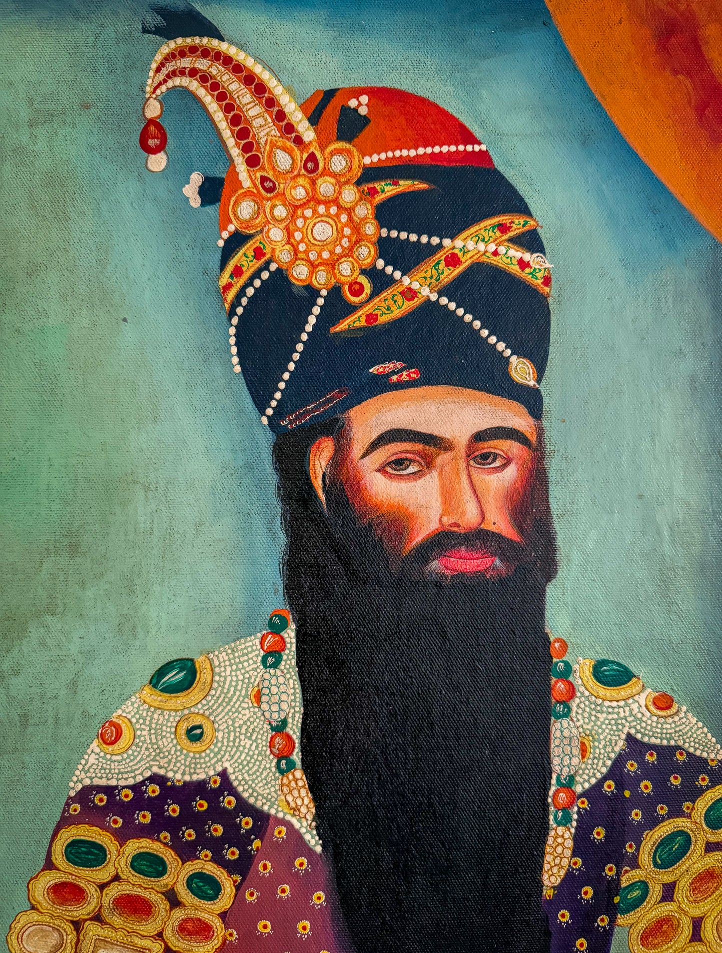 A Persian Portrait of Fath Ali Shah Qajar