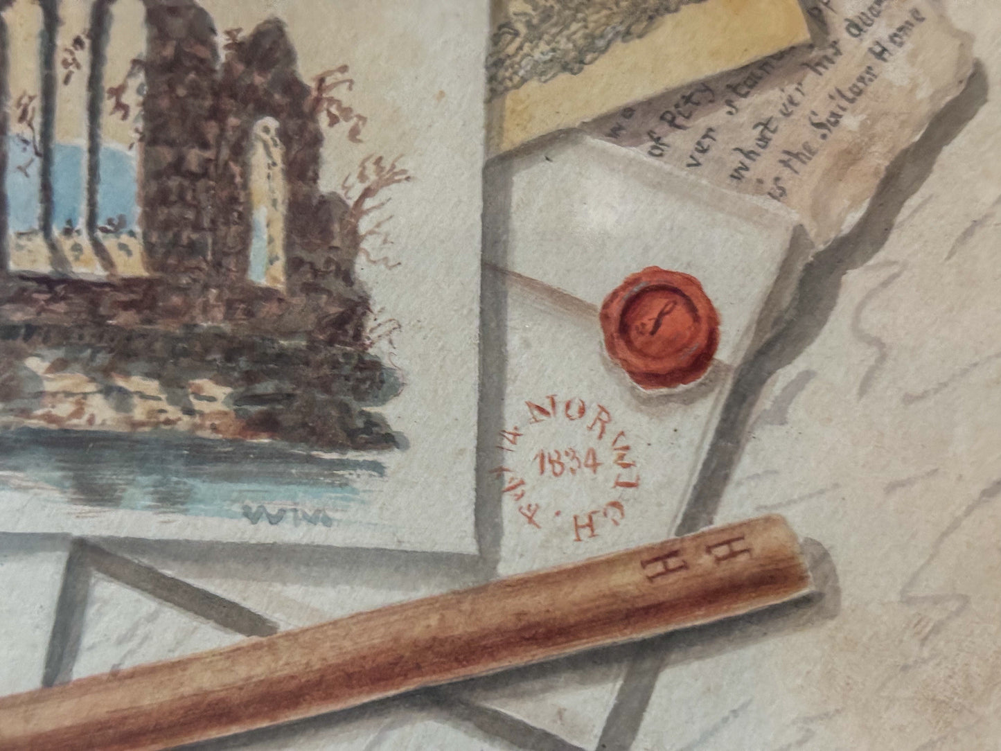 Early 19th Century Trompe-l’œil Watercolour