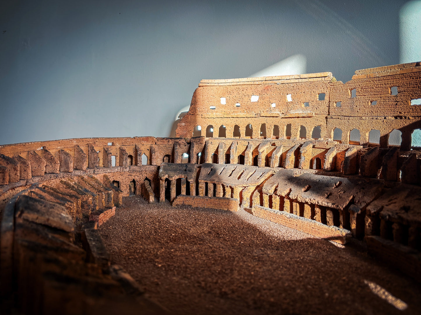 Cork Model of The Colosseum, Rome.