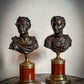 A 19th Century Pair of Grand Tour Bronze Busts