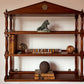 19th Century Mahogany Campaign Shelves
