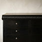 19th-century Aesthetic Movement ebonised bank of sixteen drawers