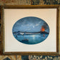 Pair of Neapolitan Gouaches of the 1855 Eruption of Vesuvius