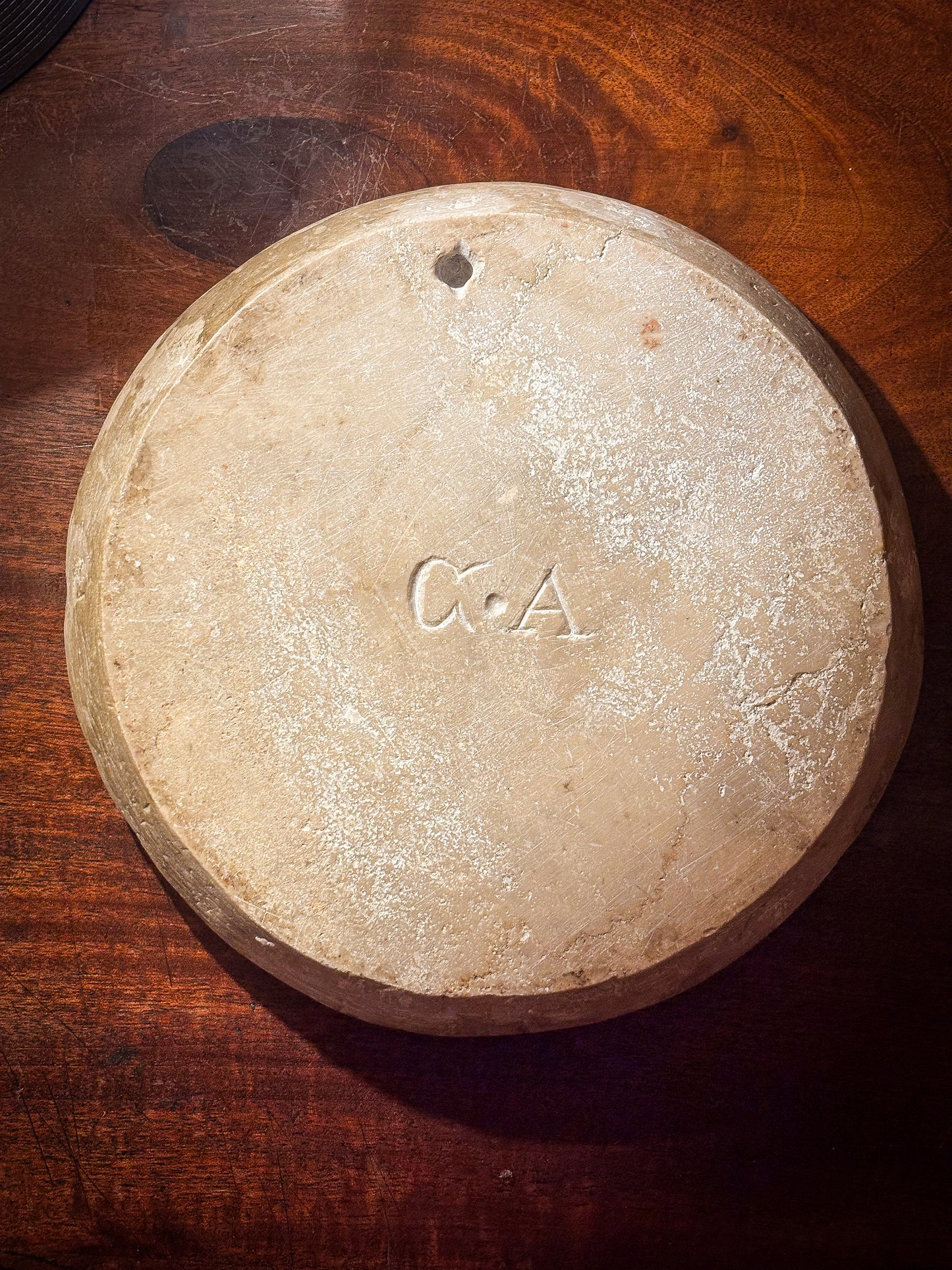 Italian Grand Tour Marble Relief Tondo after Gasparo Cairano