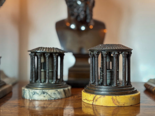 19th Century Grand Tour Bronze Temple of Hercules Victor