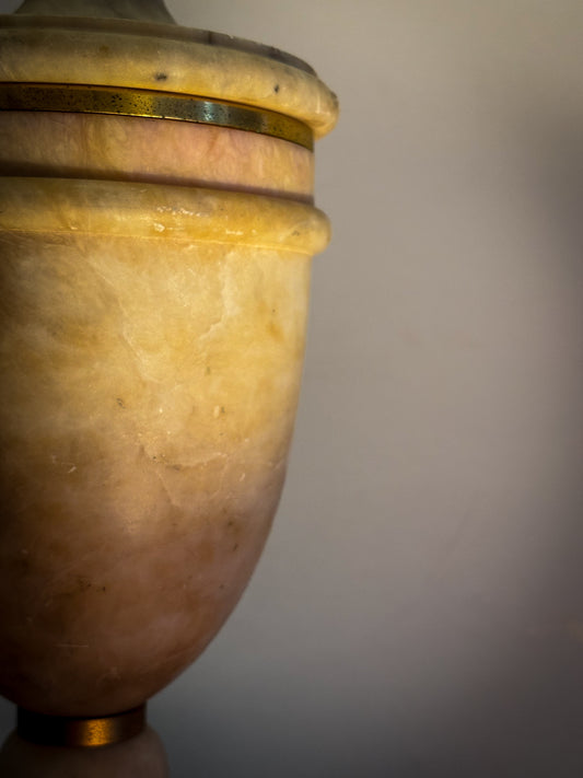 Italian Grand Tour Alabaster Urn