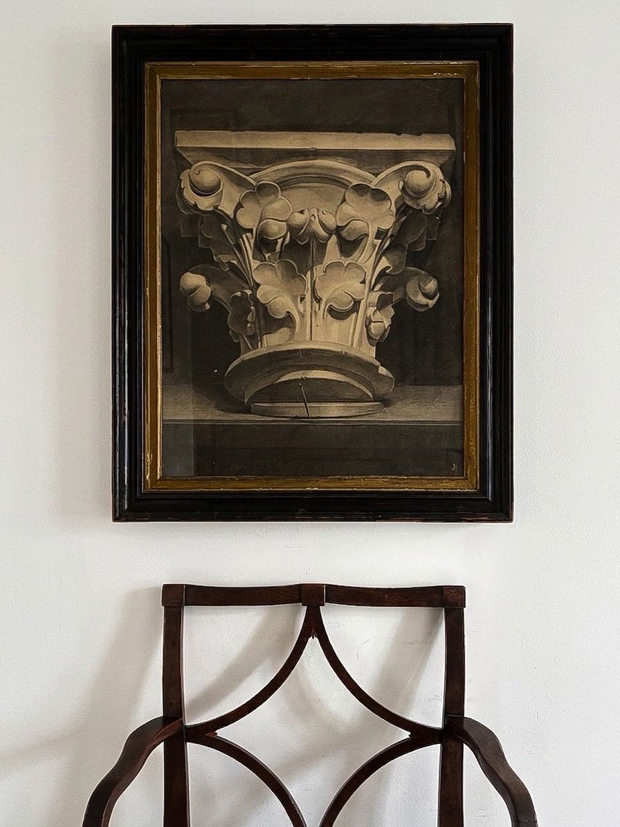 19th Century Academic Study of a Corinthian Capital