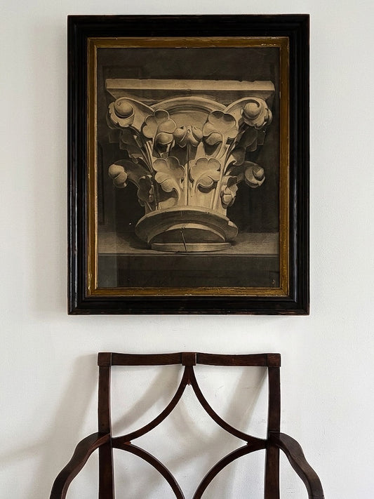 19th Century Academic Study of a Corinthian Capital