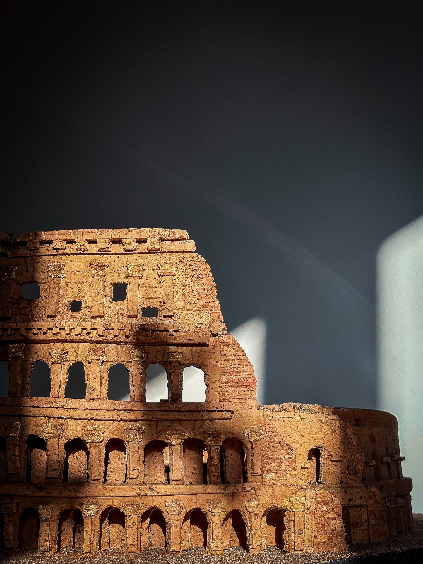Cork Model of The Colosseum, Rome.