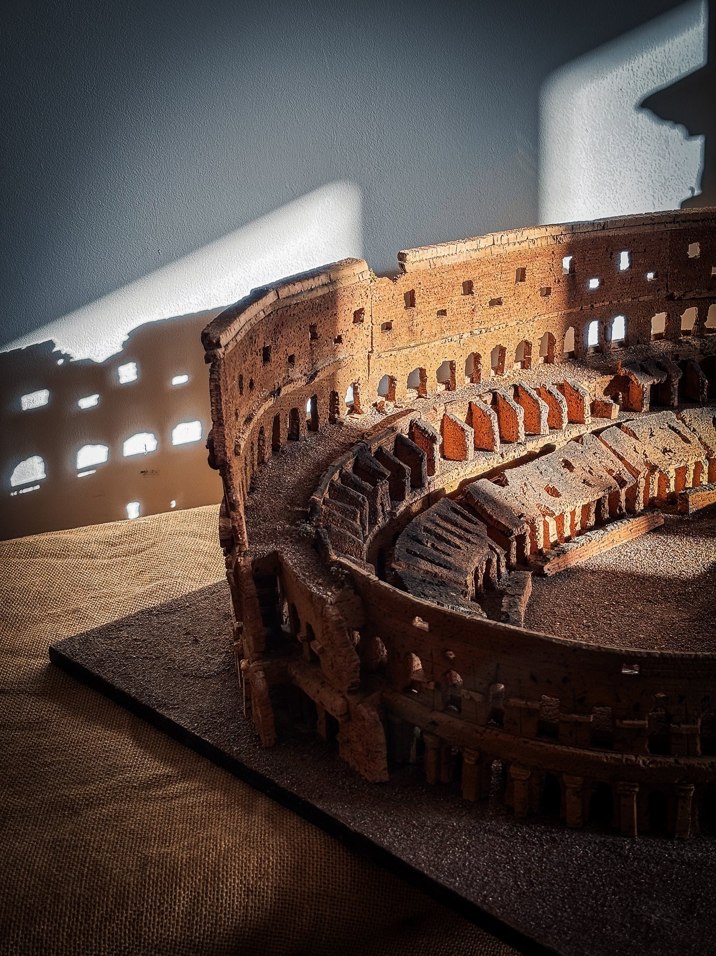 Cork Model of The Colosseum, Rome.