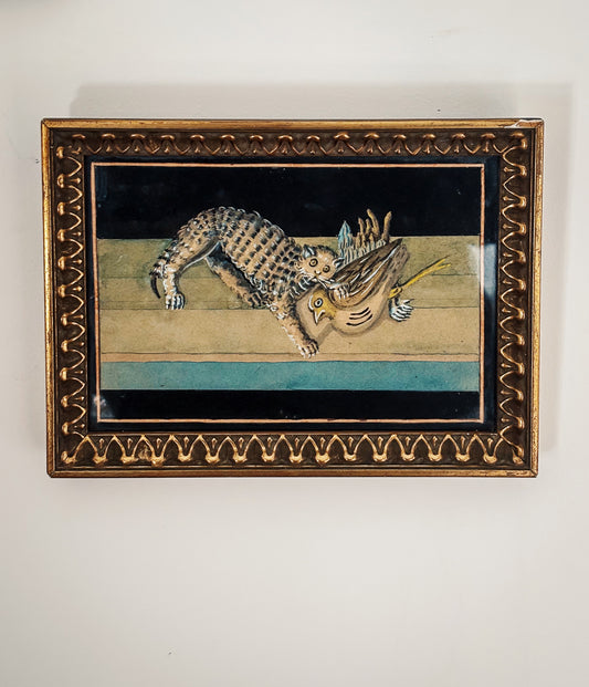 A Suite of Four Neo-Pompeian Watercolours (Italian, mid-19th c.)