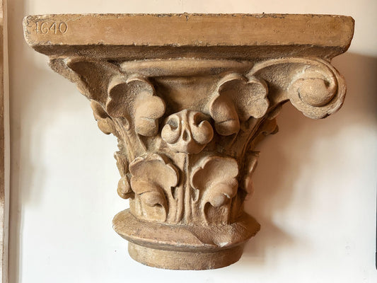 19th Century Large Brucciani Architectural Study Cast of a Corinthian Capital