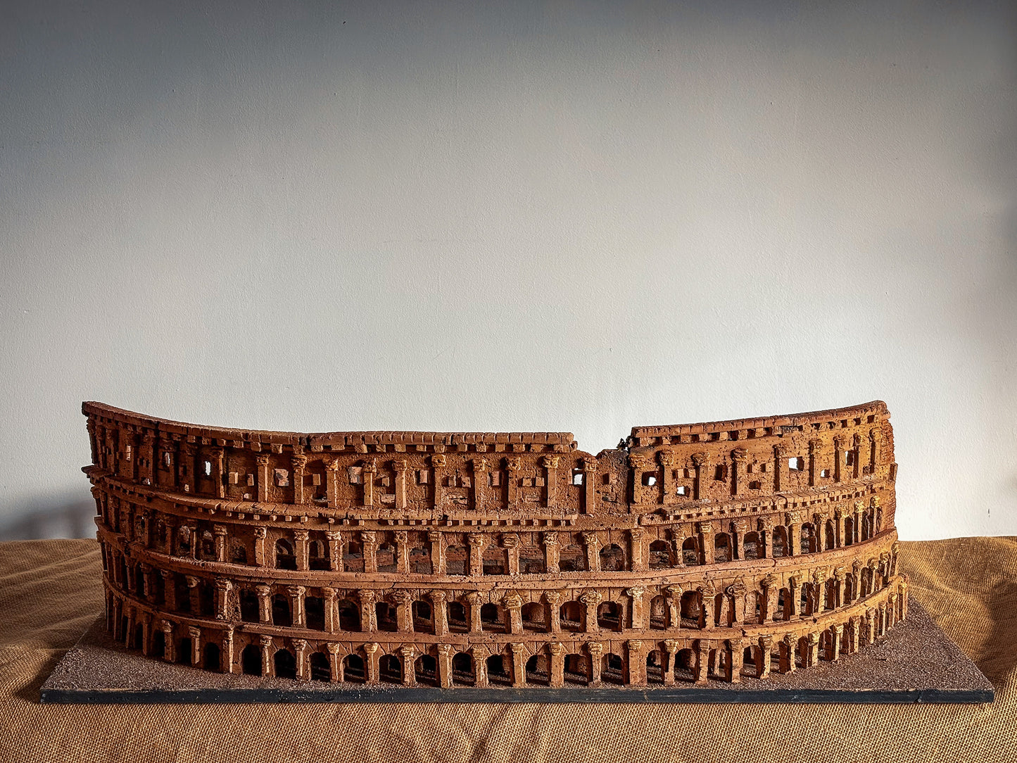 Cork Model of The Colosseum, Rome.