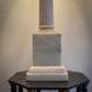 Large Neoclassical Alabaster Table Lamp